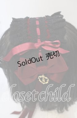 画像7: BABY,THE STARS SHINE BRIGHT / 別珍ベビードールジャンパースカートセット  えんじ×クロ O-25-10-10-053-BA-OP-IG-OS