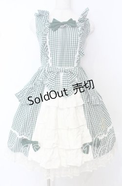 画像1: BABY,THE STARS SHINE BRIGHT / Charlineジャンパースカート  グリーン O-25-10-10-054-BA-OP-IG-OS