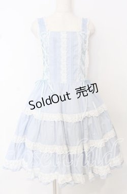 画像1: BABY,THE STARS SHINE BRIGHT / ミルフィーユジャンパースカート（2006年）  サックス O-25-10-10-056-BA-OP-OW-OS