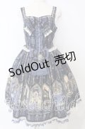 metamorphose / 薔薇の聖堂ミディアムジャンパースカート  ネイビー O-25-10-10-058-ME-OP-IG-OS