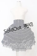 OZZ ANGELO / Dark Wizard フリルスカート  ネイビー O-25-10-10-062-OO-SK-IG-OS