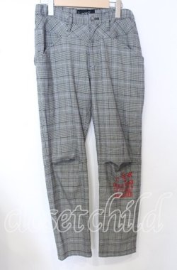 画像1: MILKBOY / グレンチェックパンツ  グレー O-25-10-10-074-MB-PA-IG-OS
