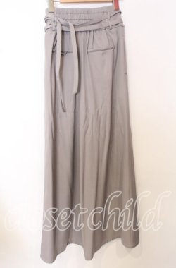 画像3: axes femme / ダブルベルトパンツ  グレー O-25-10-10-075-AX-PA-IG-OS
