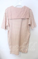 画像3: 【SALE】PINK HOUSE / ボーダーセーラーTシャツ  ピンク O-25-10-10-077-LO-TO-IG-ZT43 (3)