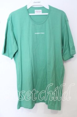 画像1: WONDERFUL WORLD / ロゴプリントTシャツ  グリーン O-25-10-10-078-LO-TS-IG-OS