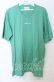 画像1: WONDERFUL WORLD / ロゴプリントTシャツ  グリーン O-25-10-10-078-LO-TS-IG-OS (1)