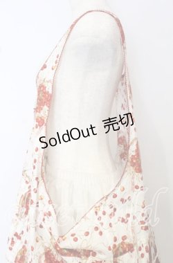 画像3: PINK HOUSE / チェリーブロッサムフラワーバスケットジャンパースカート【お直しあり】  シロ O-25-10-10-079-LO-OP-IG-ZI