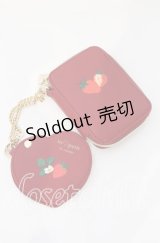 m petit by misako / AMハートミラー付ポーチ  アカ O-25-10-10-011-LO-ZA-IG-ZT386