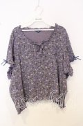 PINK HOUSE / ベリープリントTシャツ【お直しあり】  パープル O-25-10-10-083-LO-TO-IG-OS