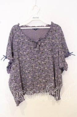 画像1: PINK HOUSE / ベリープリントTシャツ【お直しあり】  パープル O-25-10-10-083-LO-TO-IG-OS
