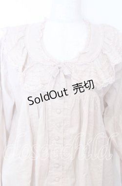 画像2: WONDERFUL WORLD / ピコフリルブラウス  ピンク O-25-10-10-086-LO-BL-IG-OS