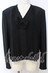 PINK HOUSE / タック梨地ジャケット  クロ O-25-10-10-091-LO-JA-IG-OS