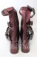 画像3: Chalmiere / 4連バックルパンプス S ワイン O-25-10-10-015-LO-SH-IG-OS