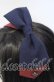 画像2: metamorphose / With a magic wand！リボンカチューシャ  ネイビー×ワイン O-25-10-10-019-ME-AC-IG-OS (2)