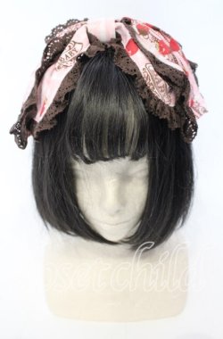 画像3: BABY,THE STARS SHINE BRIGHT / Strawberry Loves Chocolate柄カチューシャ  ピンク O-25-10-10-022-BA-AC-IG-OS