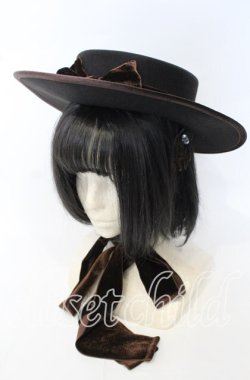 画像1: Enchantlic Enchantilly / Dolled up Hat　ハット  ブラウン O-25-10-10-023-LO-AC-IG-OS