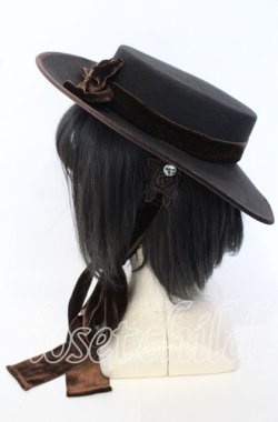 画像2: Enchantlic Enchantilly / Dolled up Hat　ハット  ブラウン O-25-10-10-023-LO-AC-IG-OS