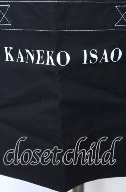 画像2: KANEKO ISAO / ロゴプリントステッチトートバッグ  クロ×シロ O-25-10-10-003-EL-BG-IG-OS