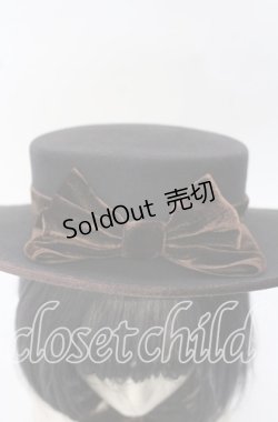 画像4: Enchantlic Enchantilly / Dolled up Hat　ハット  ブラウン O-25-10-10-023-LO-AC-IG-ZT-K011