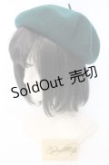 【SALE】Enchantlic Enchantilly / ロゴプリントベレー帽  グリーン O-25-10-10-025-LO-AC-IG-ZT-K011