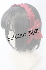 m petit by misako / AMPLリボンカチューシャ  ワイン O-25-10-10-028-LO-AC-OW-ZT444