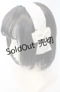 m petit by misako / レースリボンカチューシャ  アイボリー O-25-10-10-031-LO-AC-OW-ZT444