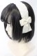 画像1: m petit by misako / レースリボンカチューシャ  アイボリー O-25-10-10-031-LO-AC-OW-OS (1)