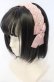 画像1: m petit by misako / レースリボンカチューシャ  ピンク O-25-10-10-032-LO-AC-OW-OS (1)