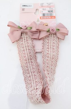 画像1: m petit by misako / AM*NIヘッドドレスB  ピンク O-25-10-10-033-LO-AC-OW-OS