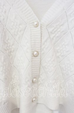 画像2: axes femme / ニットカーディガン  オフ O-25-10-11-023-AX-TO-IG-OS