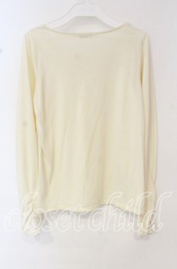 画像4: axes femme / ビジュー配色カットソー  生成り O-25-10-11-024-AX-TO-IG-OS