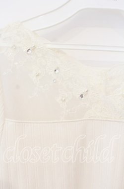 画像2: axes femme / 繊細レース長袖インナー M アイボリー O-25-10-11-025-AX-TO-IG-OS