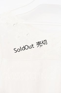 画像2: axes femme / 繊細レース長袖インナー M アイボリー O-25-10-11-025-AX-TO-IG-ZT002