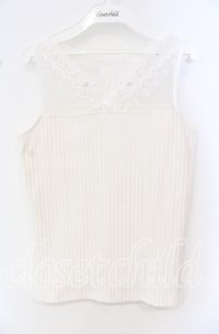 axes femme / 吸水速乾レースタンク F オフ O-25-10-11-026-AX-TO-IG-ZT052