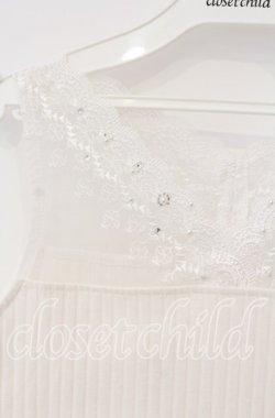 画像2: axes femme / 吸水速乾レースタンク F オフ O-25-10-11-026-AX-TO-IG-OS