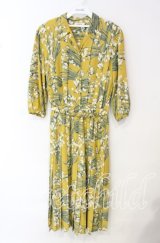 INGEBORG / すずらんプリーツワンピース  イエロー O-25-10-11-035-LO-OP-OW-ZT029