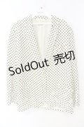 【SALE】INGEBORG / ドット総柄ジャケット  アイボリー O-25-10-11-036-LO-JA-OW-ZT079