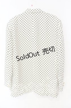 画像3: 【SALE】INGEBORG / ドット総柄ジャケット  アイボリー O-25-10-11-036-LO-JA-OW-ZT079