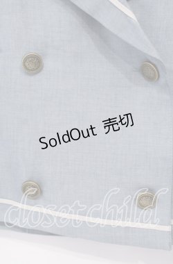 画像2: Kurumi Collaboration / マリンアカデミアケープ 3L サックス O-25-10-11-043-LO-JA-IG-OS