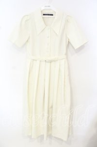 an another angelus / タイル風エンボス柄ワンピース  オフ O-25-10-11-056-CA-OP-IG-ZT129