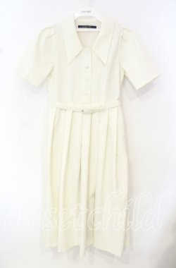 画像1: an another angelus / タイル風エンボス柄ワンピース  オフ O-25-10-11-056-CA-OP-IG-OS