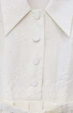 画像2: 【SALE】an another angelus / タイル風エンボス柄ワンピース  オフ O-25-10-11-056-CA-OP-IG-ZT129 (2)