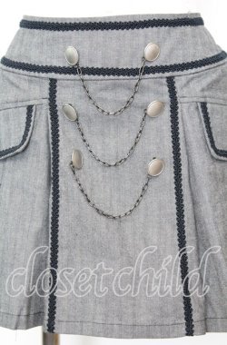 画像2: BPN / ブレードプリーツミニスカート  グレー O-25-10-11-1031-GO-SK-IG-OS