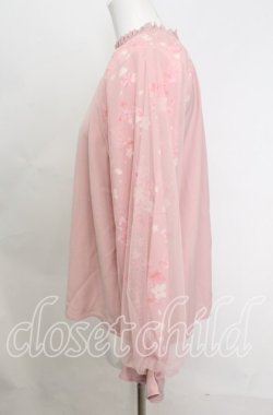 画像2: axes femme / ブルーミングサクラブラウス F ピンク O-25-10-11-1032-AX-BL-IG-OS