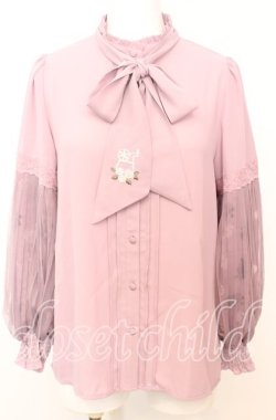画像1: axes femme / 眠れる森の美女ブラウス  ピンク O-25-10-11-1036-AX-BL-IG-OS