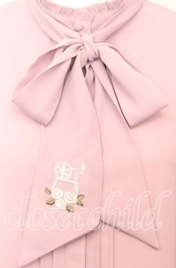 画像2: axes femme / 眠れる森の美女ブラウス  ピンク O-25-10-11-1036-AX-BL-IG-OS