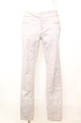 axes femme / premium ジャガードパンツ S ライトグレー O-25-10-11-1004-AX-PA-IG-ZT002