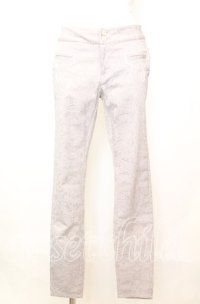 axes femme / premium ジャガードパンツ S ライトグレー O-25-10-11-1004-AX-PA-IG-ZT002