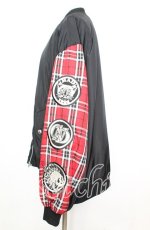 画像2: Candy Stripper / FULL OF PATCHES MA-1 ジャケット  ブラック×レッド O-25-10-11-1045-PU-JA-IG-ZT576 (2)