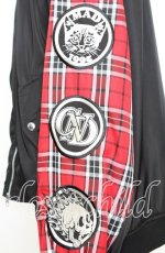 画像3: Candy Stripper / FULL OF PATCHES MA-1 ジャケット  ブラック×レッド O-25-10-11-1045-PU-JA-IG-ZT576 (3)
